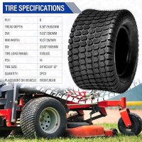 Partsdiyer 24X120012 Lawn Mower Tires 24X1200X12 Tractor Turf Tire 24X120012 Nhs Tires 4Pr Ply Tubeless Set Of 2