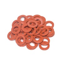 Hourleey Garden Hose Washer Rubber Heavy Duty Red Rubber Washer Fit All Standard 34 Inch Garden Hose Fittings 50 Packs