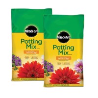 Miraclegro Vb00008 2Pack Potting Mix 8 Qt Colorless