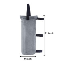 Abccanopy 150 Lbs Extra Large Canopy Sand Bags  4-Pack  Gray (Without Sand)