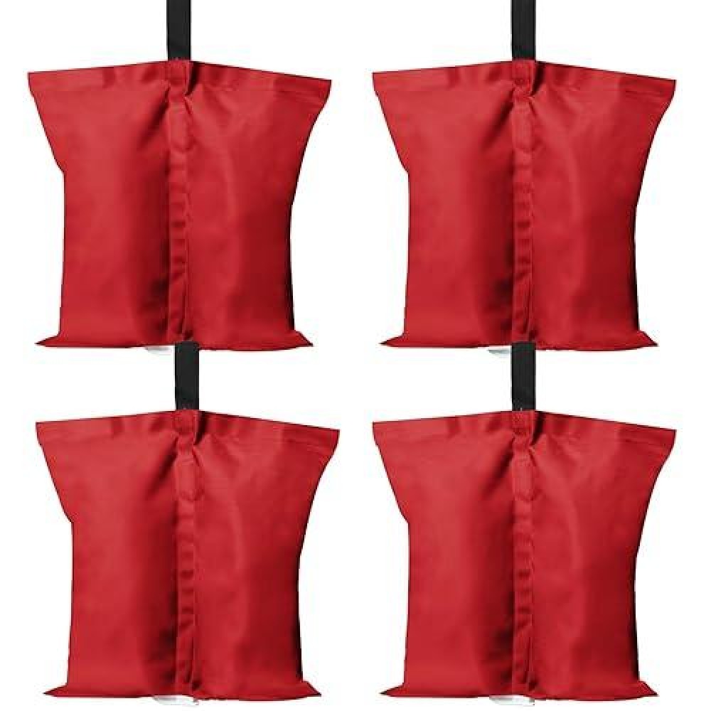 Abccanopy Canopy Weights 112 Lbs Tent Sand Bags 4Pcspack Red