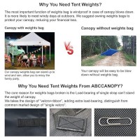 Abccanopy Canopy Weights 112 Lbs Tent Sand Bags 4Pcspack Red