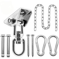 Hammock Hanging Kit With Swing Chain 1000Lbs Capacity Hanging Hooks Heavy Duty 360