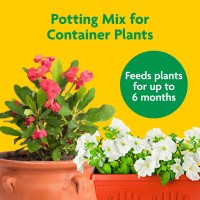 Miraclegro Potting Mix For Container Plants Flowers Vegetables Annuals Perennials Shrubs Feeds For Up To 6 Months 16 Q