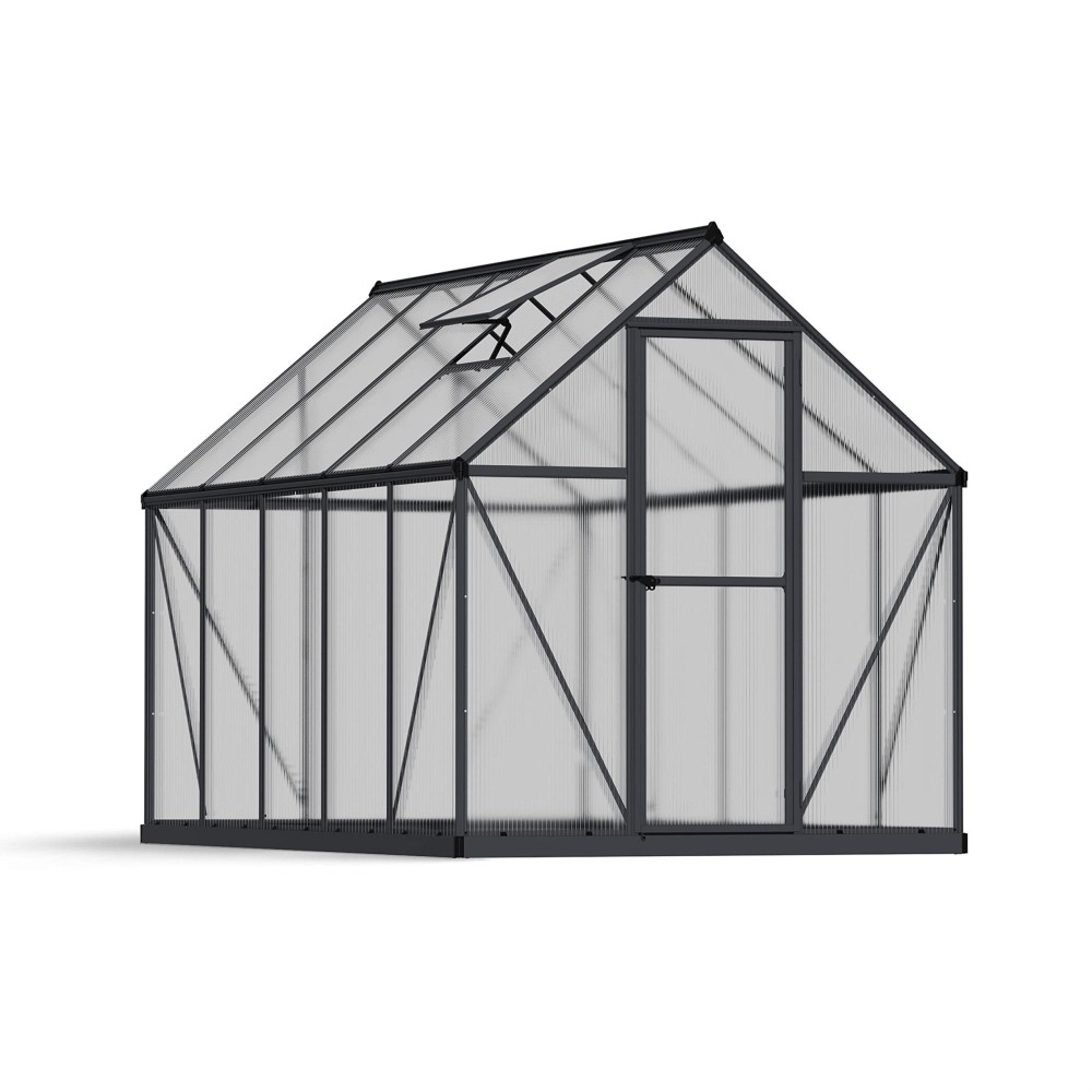 Palram Canopia Mythos 6 X 10 Greenhouse Gray