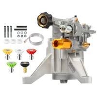 Yamatic 78 Shaft Vertical Pressure Washer Pump 3000 Psi 25 Gpm Replacement Pump For Power Washer Replacement With Troybil