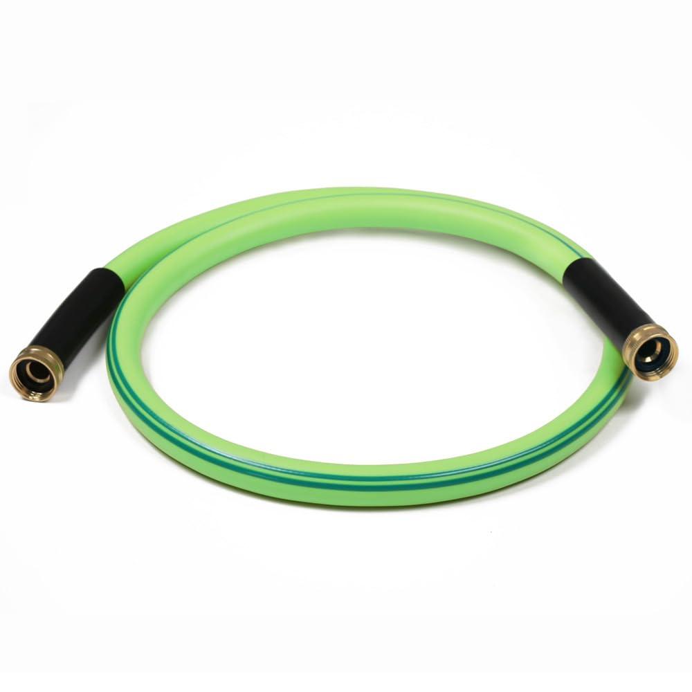 Atlantic Female To Female Heavy Duty Garden Hose 58 Inch X 5 Foot Green Water Hose Short Connection Leader Hose 5Ft Femalefem