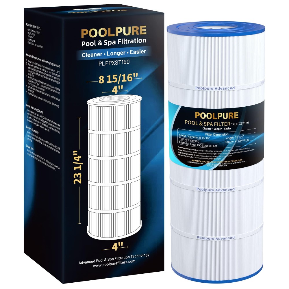 Poolpure Plfpxst150 Pool Filter Replaces Hayward Xstream Cc1500 Ccx1500Re Pleatco Pxst150 Ultralb3 Unicel C8316 Filbur