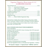 Espoma Organic Rosetone 432 Organic Fertilizer For All Types Of Roses And Other Flowering Plants Promotes Vigorous Green Gro