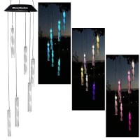 Solar Chimes Birthday Gifts For Mom Unique Gifts For Women Grandma Garden Decorations Color Change Solar Light Acrylic