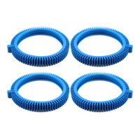 Funmit 896584000143 Blue Front Tire Kit With Super Hump Replacement For Haywood Poolvergnuegen Select Pool Cleaners And Perfect