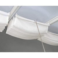 Palram Canopia Patio Cover Blinds 10 X 28 White For Feria 10 Olympia Sierra 10 And Sanremo 10