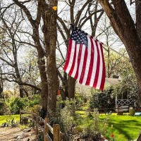 Giftexpress 12Pc 12X18 Inch Us Stick Flags Made In Usa Printed With Spear Tip July 4Th Memorial Day Us Hand Held Decorations