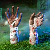 Joyin Halloween Zombie Arm Stakes Halloween Yard Groundbreaker Stakes For Halloween Outdoor Yard Decorations