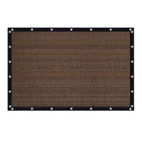 Vicllax Shade Fabric Sun Shade Cloth Privacy Screen With Grommets For Patio Garden Pergola Cover Canopy 8X10 Ft Mocha