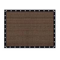 Vicllax Shade Fabric Sun Shade Cloth Privacy Screen With Grommets For Patio Garden Pergola Cover Canopy 12X16 Ft Mocha