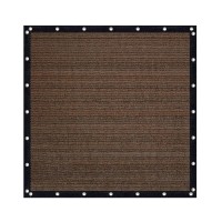 Vicllax Shade Fabric Sun Shade Cloth Privacy Screen With Grommets For Patio Garden Pergola Cover Canopy 10X10 Ft Mocha