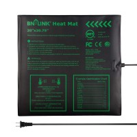 Bnlink Durable Seedling Heat Mat Warm Hydroponic Heating Pad Waterproof 20 X 2075 For Seed Starting Greenhouse And Germina