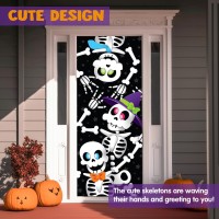 Joyin 3 Pcs 30 X72 Door Cover Covers Halloween Decorations Indoor Door Home Decor Haunted House Halloween Stickers Party Su