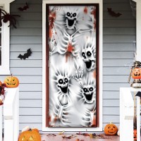 Joyin 3 Pcs 30 X72 Door Cover Covers Halloween Decorations Indoor Door Home Decor Haunted House Halloween Stickers Party Su