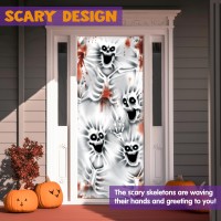 Joyin 30 X72 Door Cover Halloween Door Decor Decorations Indoor Creepy Haunted House Halloween Stickers Party Supplies Fav