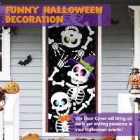 Joyin 30 X72 Door Cover Covers Halloween Decorations Indoor Door Home Decor Haunted House Halloween Stickers Party Supplies