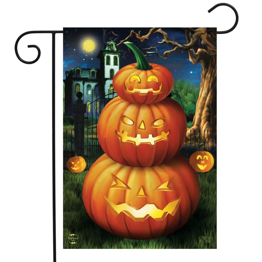 Briarwood Lane Halloween Decorations Garden Flags Fall Garden Flags For Outside Halloween Yard Flags Spooky Flags For Ha