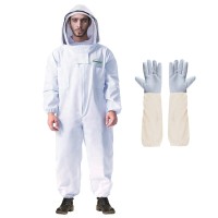 Professional Bee Suit For Men Women Beekeeping Suit Beekeeper Suit With Glove Ventilated Hood Multisize Bee Outfit For Backy