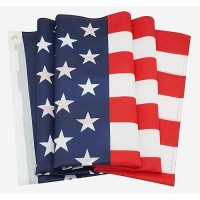 Danf American Flag 3X5 Feet Usa Banner 100D Thicker Polyester Us United State Flags With Brass Grommets 3 X 5 Ft