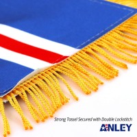 Anley 4 X 6 Inch Cape Verde Fringy Window Hanging Flag Mini Flag Banner Car Rearview Mirror D Cor Fringed Double Sided