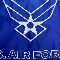 Us Air Force Flag 3X5 Ft Embroidered Moderate Outdoor Longest Lasting Oxford Nylon Canvas Header Quadruple Stitched Fly Ends Un