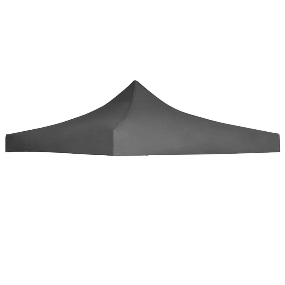 vidaXL Anthracite Party Tent Roof Durable 600D Oxford Material with PVC Coating UV Weather Resistant Quick Replacement for