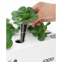 Idoo Seed Pods Kit For Hydroponics System With 12 Growth Sponges 12 Grow Baskets 12 Pod Labels 12 Grow Domes 2 Plant Food