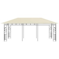 vidaXL Gazebo with Mosquito Net 6x3x273 m Cream