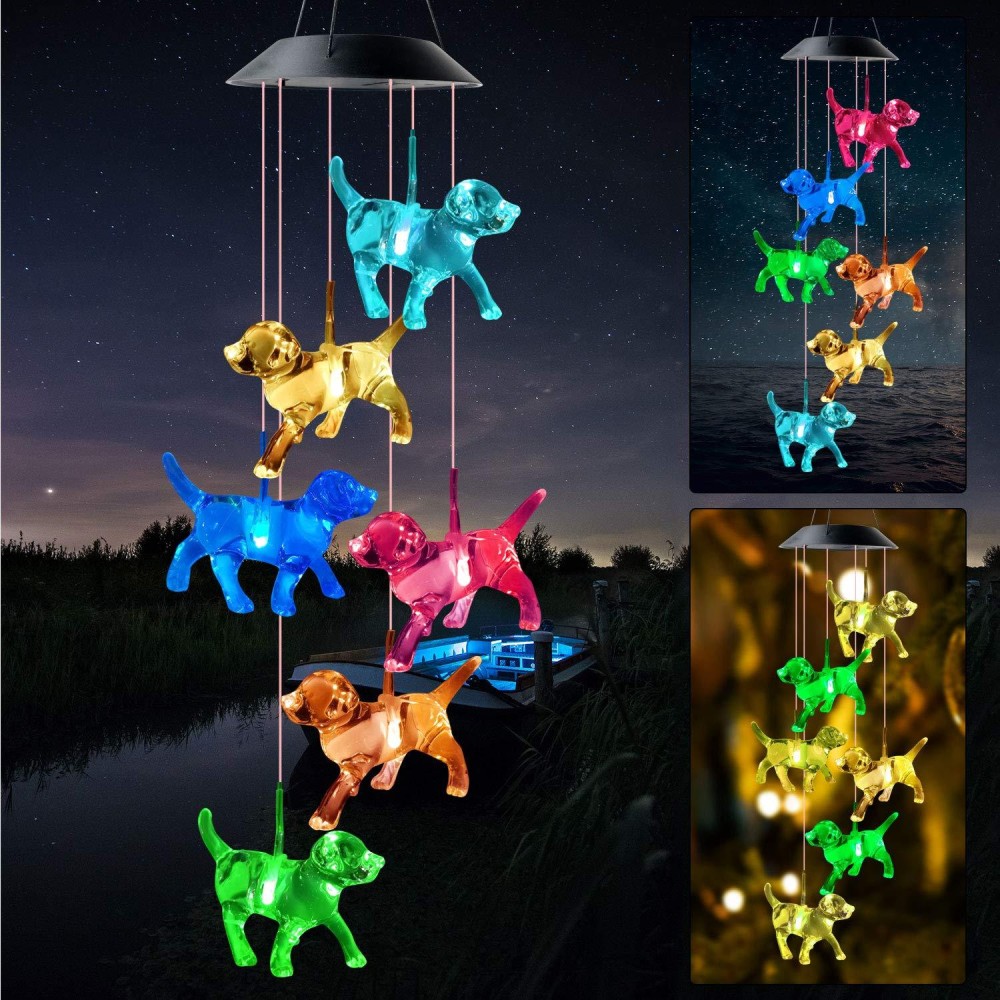 Jobosi Dog Decor Gifts Gifts For Women Gifts For Mom Gifts For Grandma Garden Lawn Yard Decor Dog Decorative Mobiles Decor