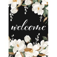 White Magnolias Spring Garden Flag Welcome Flowers 125 X 18 Briarwood Lane