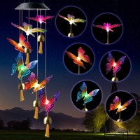 Jobosi Butterfly Decorative Mobiles Gifts Solar Butterfly Decor Gifts Gifts For Mom Gifts For Women Gifts For Grandmother T