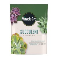 Miraclegro Succulent Potting Mix Fertilized Soil With Premium Nutrition For Indoor Cactus Plants Aloe Vera And More 4 Qt