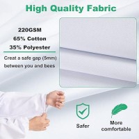 Professional Bee Suit For Men Women  Beekeeping Suit Beekeeper Suit With Glove &Ventilated Hood  Multi-Size Bee Outfit For Backyard And Bee Keeper