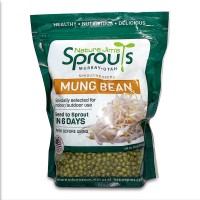 Nature Jims Premium Mung Bean Sprouting Seeds 16 Oz Non Gmo Resealable Bag For Longer Freshness Rich In Vitamins Mineral