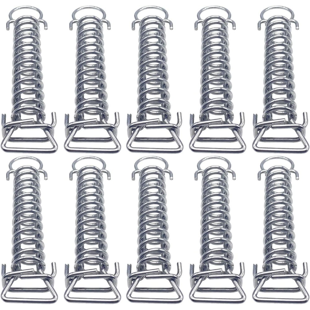 Poolzilla Stainless Steel Springs For Pool Cover 10 Pack Universal Fit