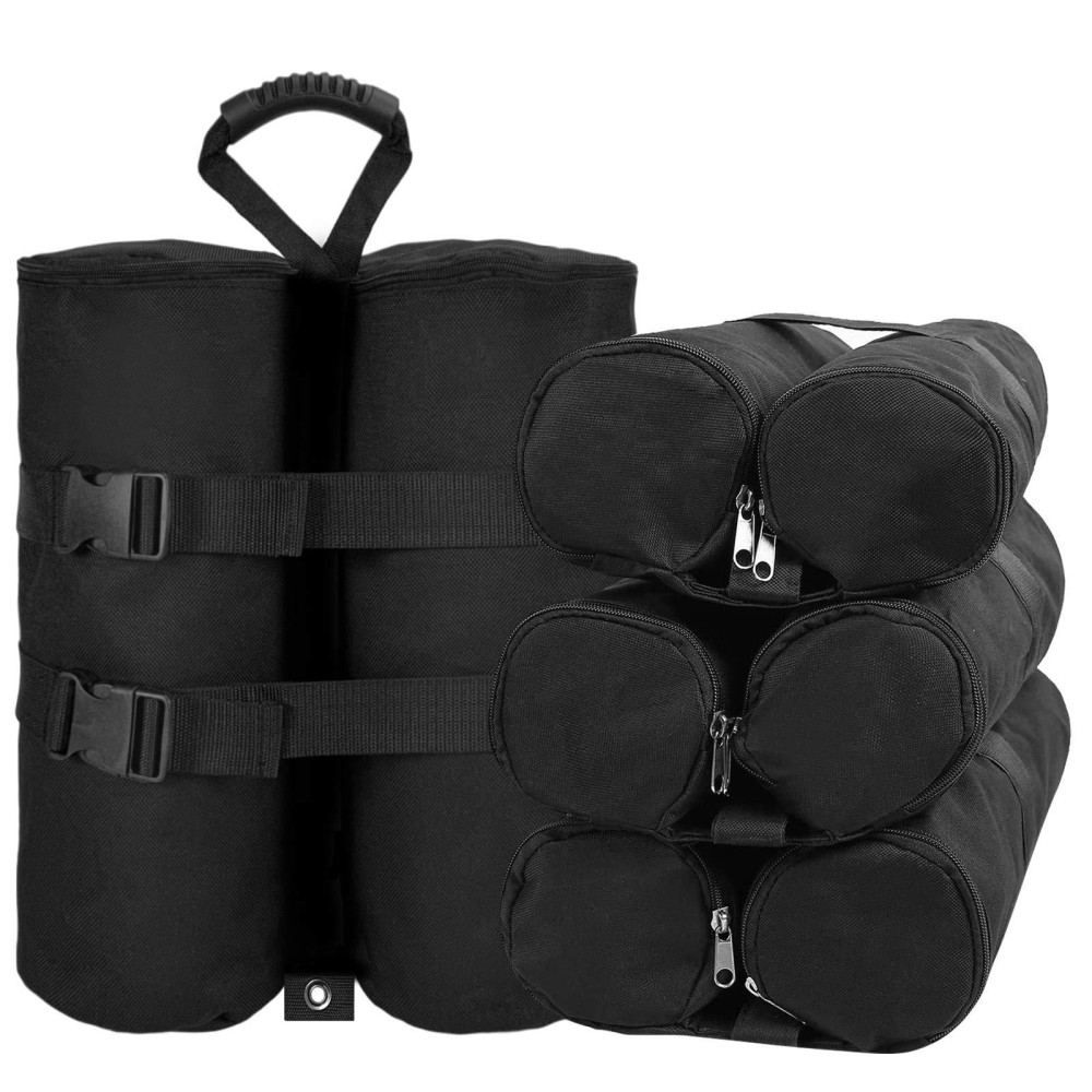 Plus Size Canopy Weight Bags240 Lbs For Pop Up Canopy Tent 1680D Heavy Duty Leg Canopy Weights Sand Bags For Instant Outdoor