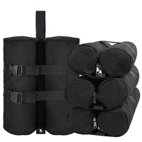 Canopy Weight Bags140Lbs For Pop Up Canopy Tent 1680D Heavy Duty Leg Canopy Weights Sand Bags For Instant Outdoor Sun Shelter