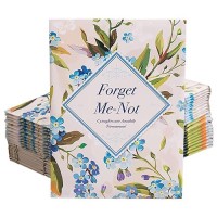 Vintage Look 25 Individual Forget Me Not Flower Seed Packet Favors Non Gmo Ready To Give Bulk Pack Of 25