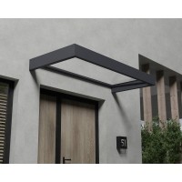 Palram Canopia Sophia 2150 7 X 3 Awning Grayclear