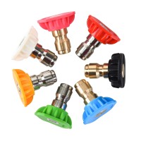 M Mingle Pressure Washer Tips Set With Nozzle Holder 7 Nozzle Tips 14 Inch Quick Connect 4000 Psi