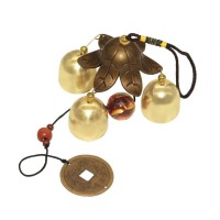 Hooshing Lucky Small Wind Chimes Metal Garden Bells Feng Shui Wind Chimes For Best Wishes Home Outdoor Garden Patio Hanging Deco