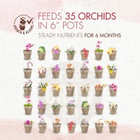 Orchid Plant Food 5 Oz 50 Applications Bloom Booster Fertilizer Pellets For Orchids In Pots Slow Release Nutrients For H