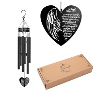 Memorial Wind Chimes For Loss Of Loved One Sympathy Gifts Loss Of Father Mother Husband Son Daughter Grandma Heart Windchimes Re