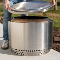 Solo Stove Yukon 27 Lid 304 Stainless Steel Yukon Fire Pit Accessories For Outdoor Fire Pits And Camping Accessories